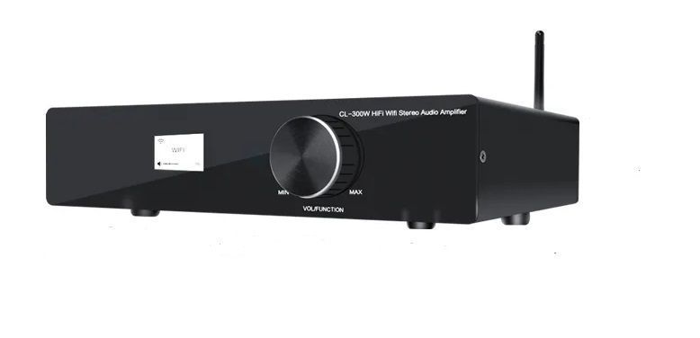 Стереопідсилювач CL-300W Pro Hi-Fi WIFI Audio Amplifier, Black