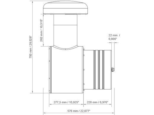 Climate CLG-W12 Subwoofer Brown