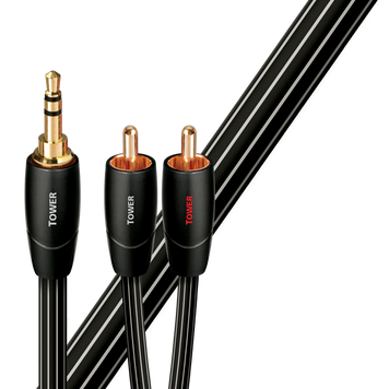Кабель міжблочний Tower 3.5mm > RCA 0,6m