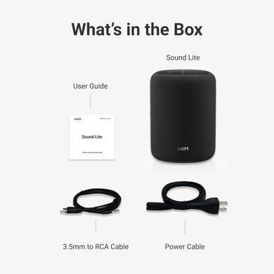 Акустична система бездротова WiiM Sound Lite Black