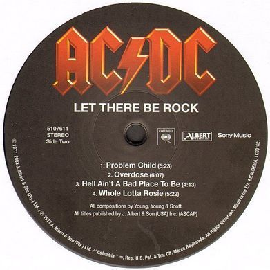 LP AC/DC - LET THERE BE ROCK