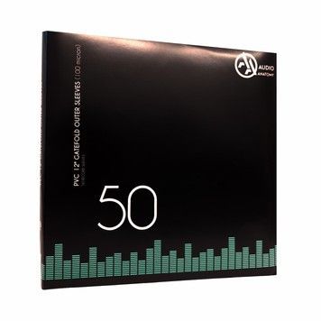 Зовнішні конверти для LP 50 X PVC 12" GATEFOLD OUTER SLEEVES - 100 MICRON