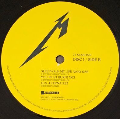 Вінілова платівка LP2 Metallica: 72 Seasons